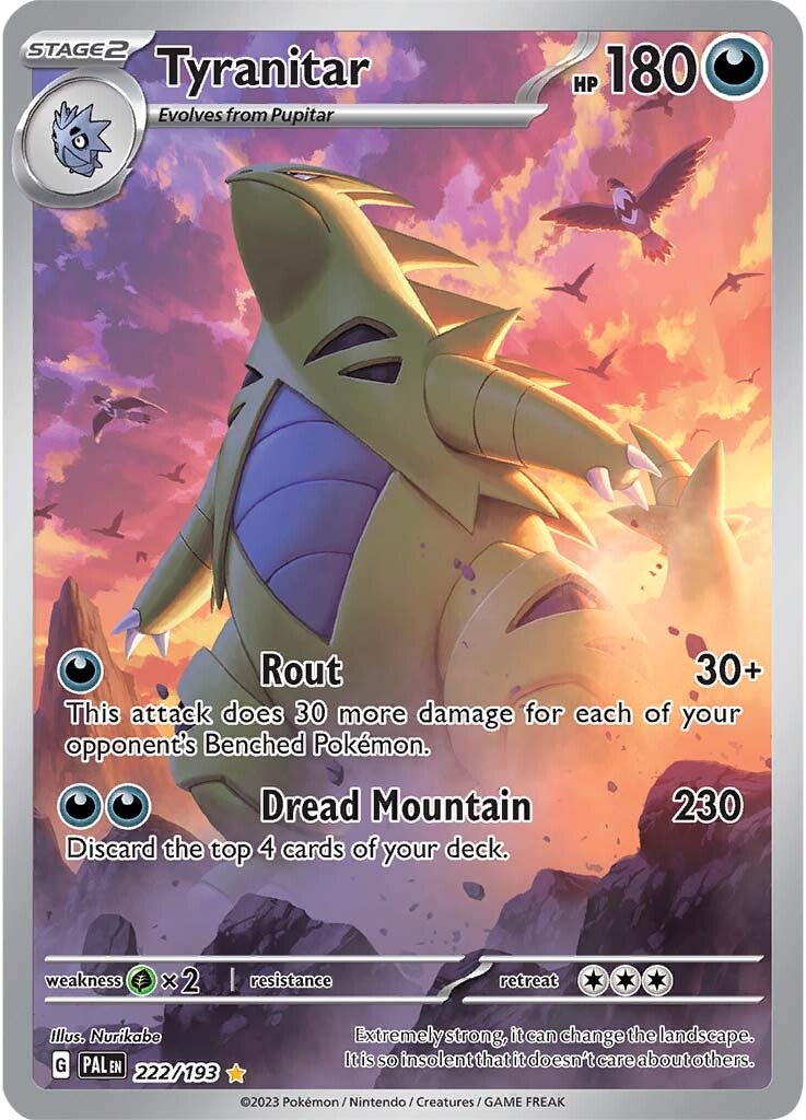Tyranitar (222/193) [Scarlet & Violet: Paldea Evolved] | Good Games Morley