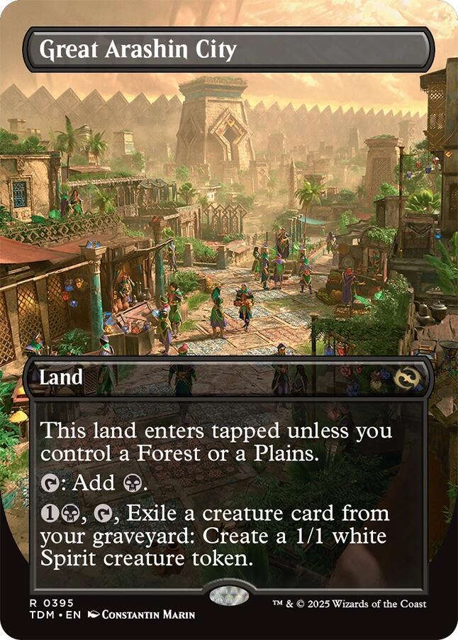 Great Arashin City 395/291 (Tarkir: Dragonstorm)  - Borderless | Good Games Morley