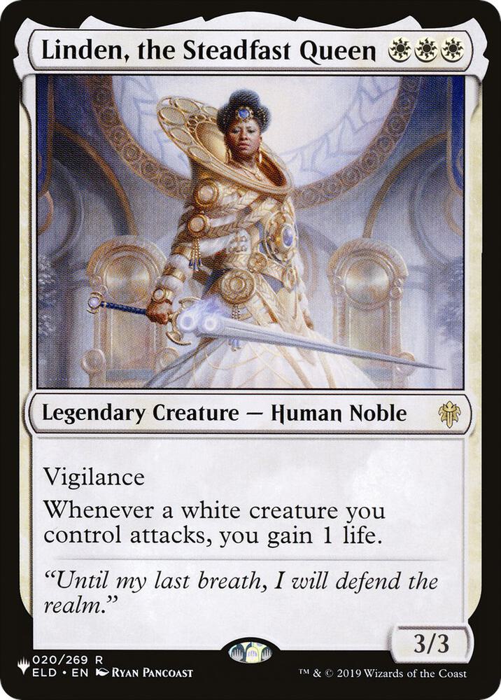 Linden the Steadfast Queen ELD-20/5075 (The List Reprints)  | Good Games Morley