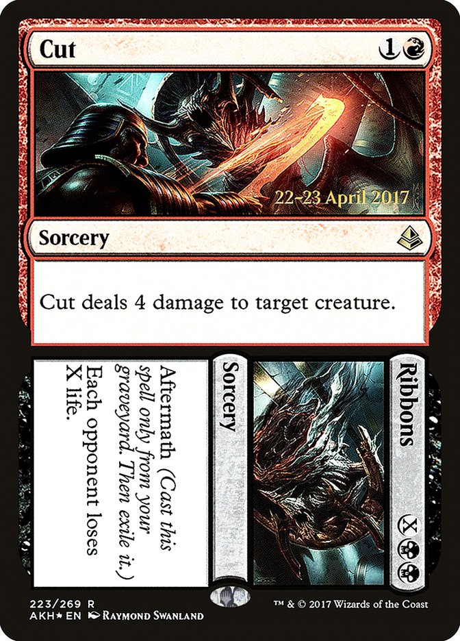 Cut // Ribbons [Amonkhet Prerelease Promos] | Good Games Morley