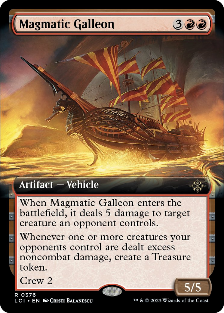 Magmatic Galleon (Extended Art) [The Lost Caverns of Ixalan] | Good Games Morley