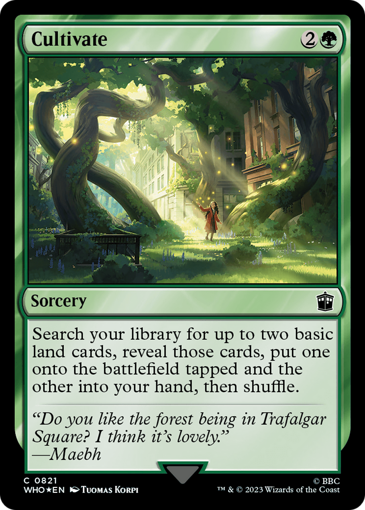 Cultivate (Surge Foil) [Doctor Who] | Good Games Morley