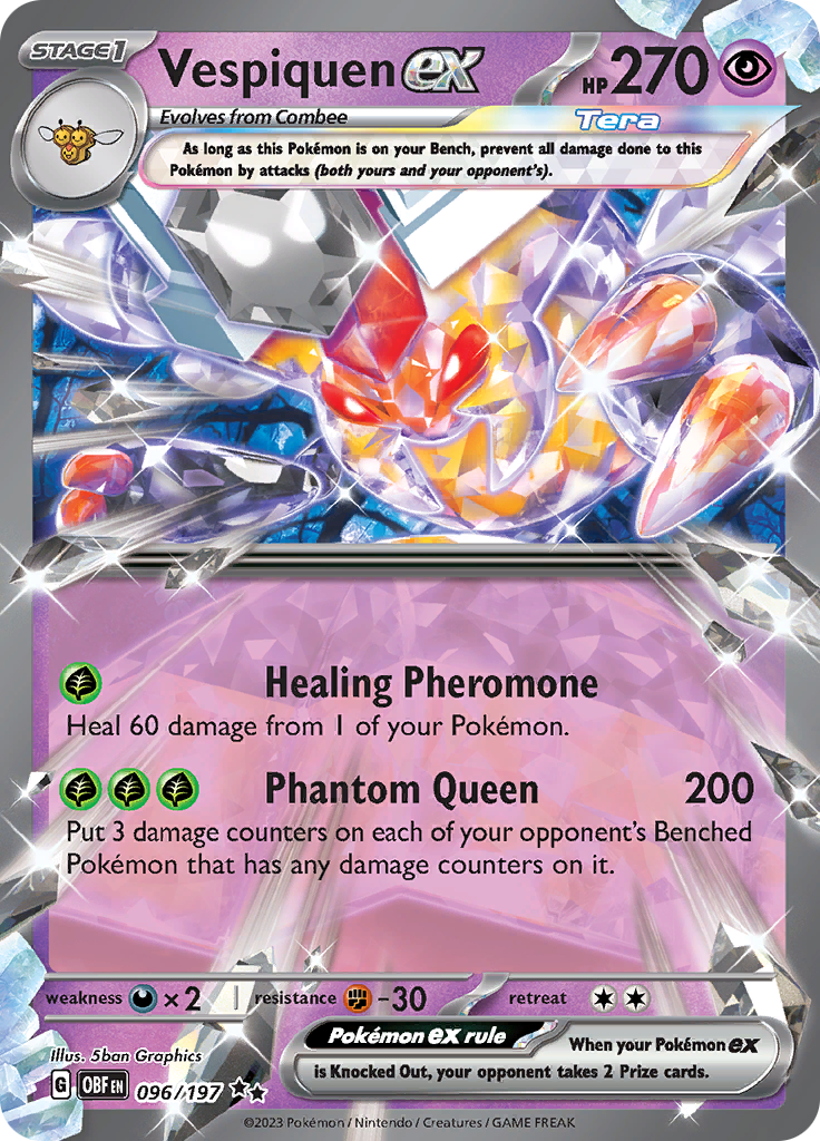 Vespiquen ex (096/197) [Scarlet & Violet: Obsidian Flames] | Good Games Morley