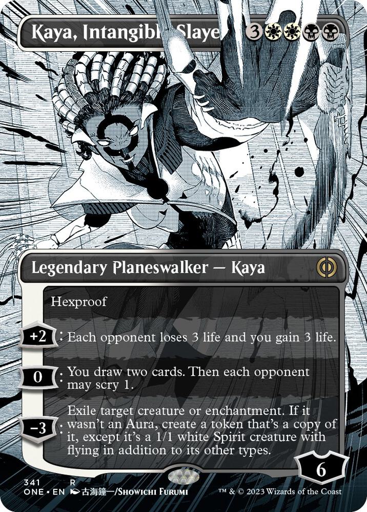 Kaya, Intangible Slayer 341/271 (Phyrexia: All Will Be One)  - Borderless | Good Games Morley
