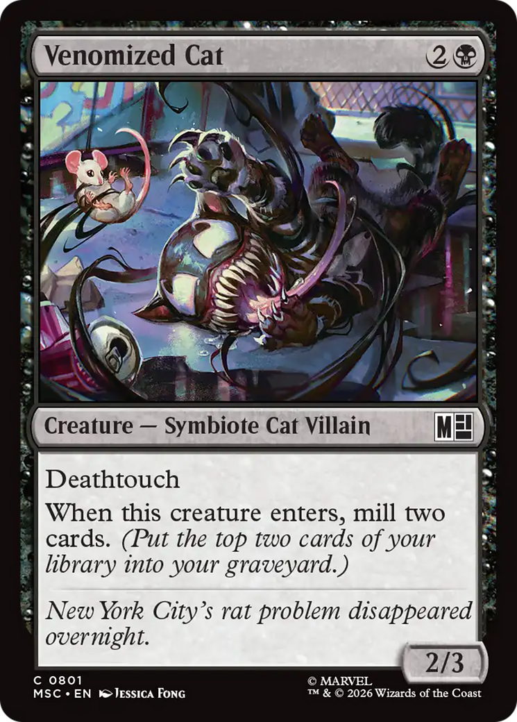 Venomized Cat [Marvel Super Heroes Commander] | Good Games Morley