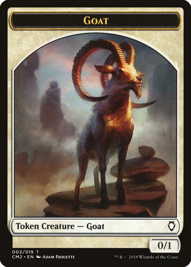 Goat Token [Commander Anthology Volume II Tokens] | Good Games Morley