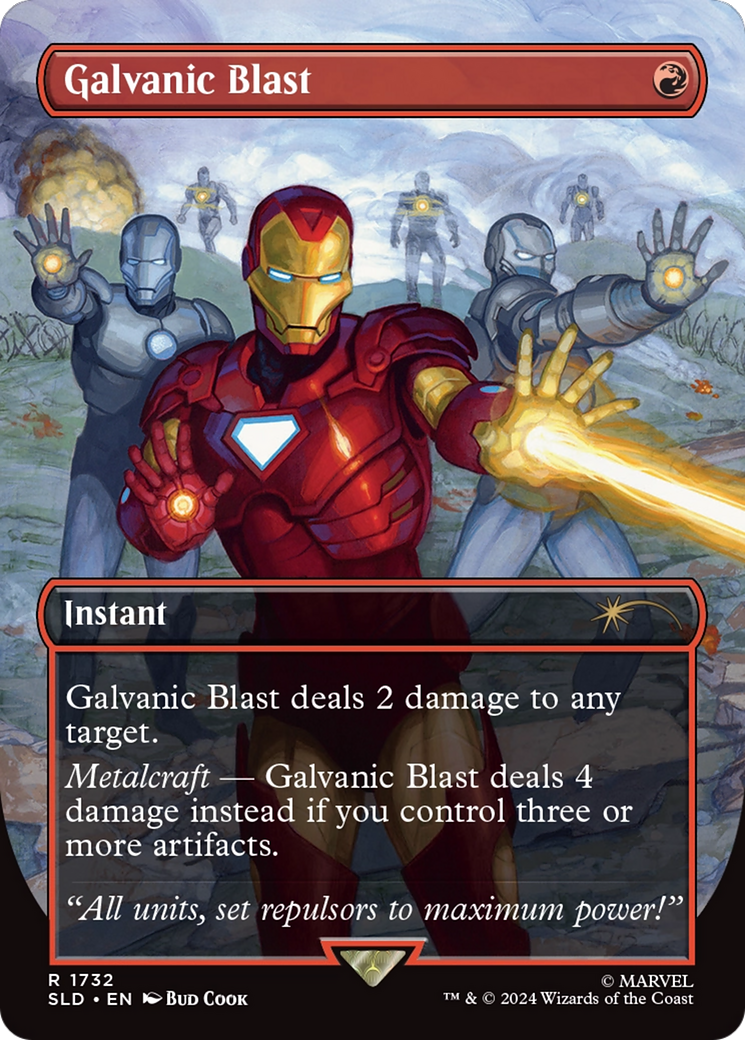 Galvanic Blast (Rainbow Foil) [Secret Lair Drop Series] | Good Games Morley