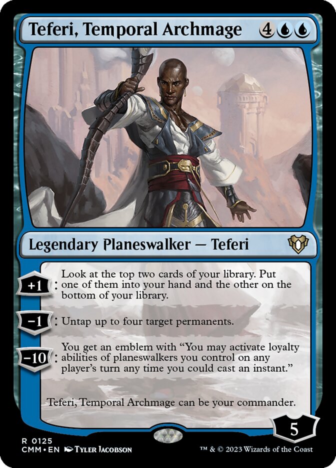 Teferi, Temporal Archmage 125/451 (Commander Masters)  | Good Games Morley