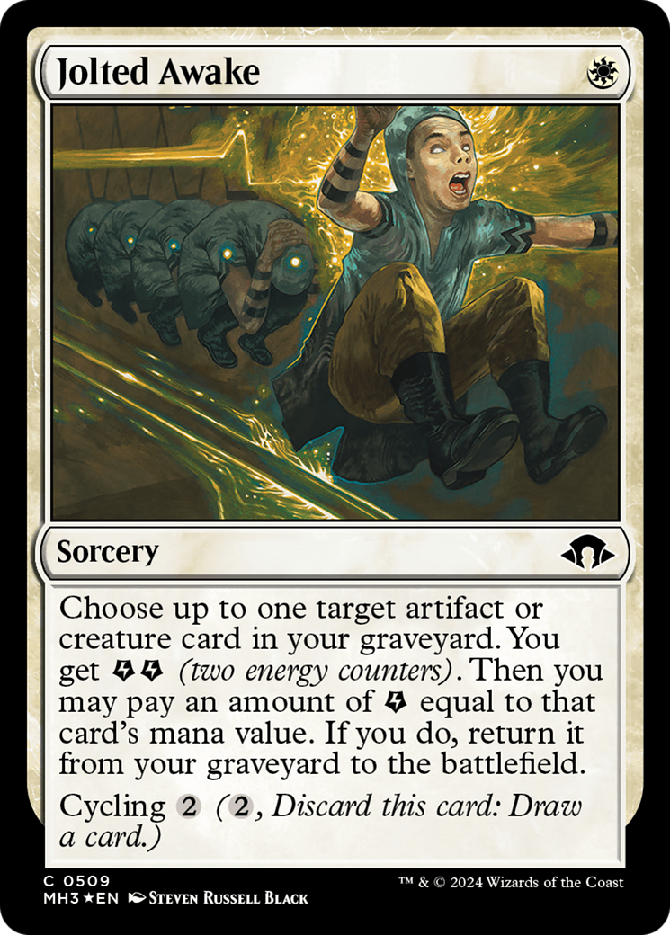 Jolted Awake (Ripple Foil) [Modern Horizons 3] | Good Games Morley