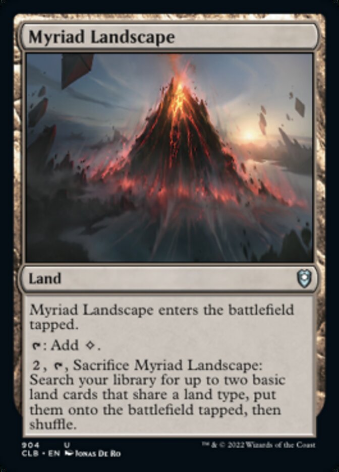 Myriad Landscape [Commander Legends: Battle for Baldur's Gate] | Good Games Morley