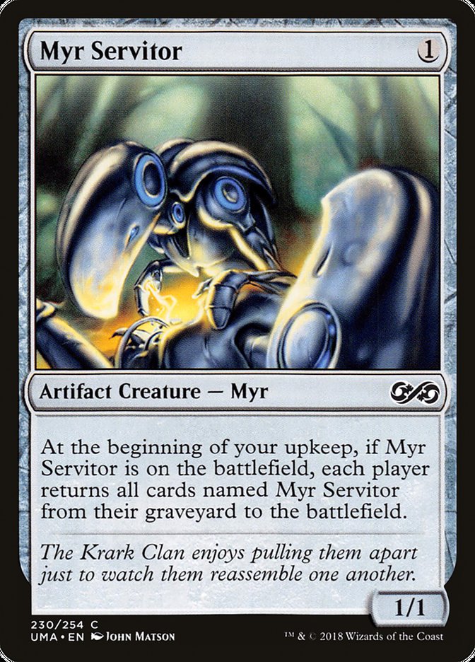 Myr Servitor 230/254 (Ultimate Masters)  | Good Games Morley