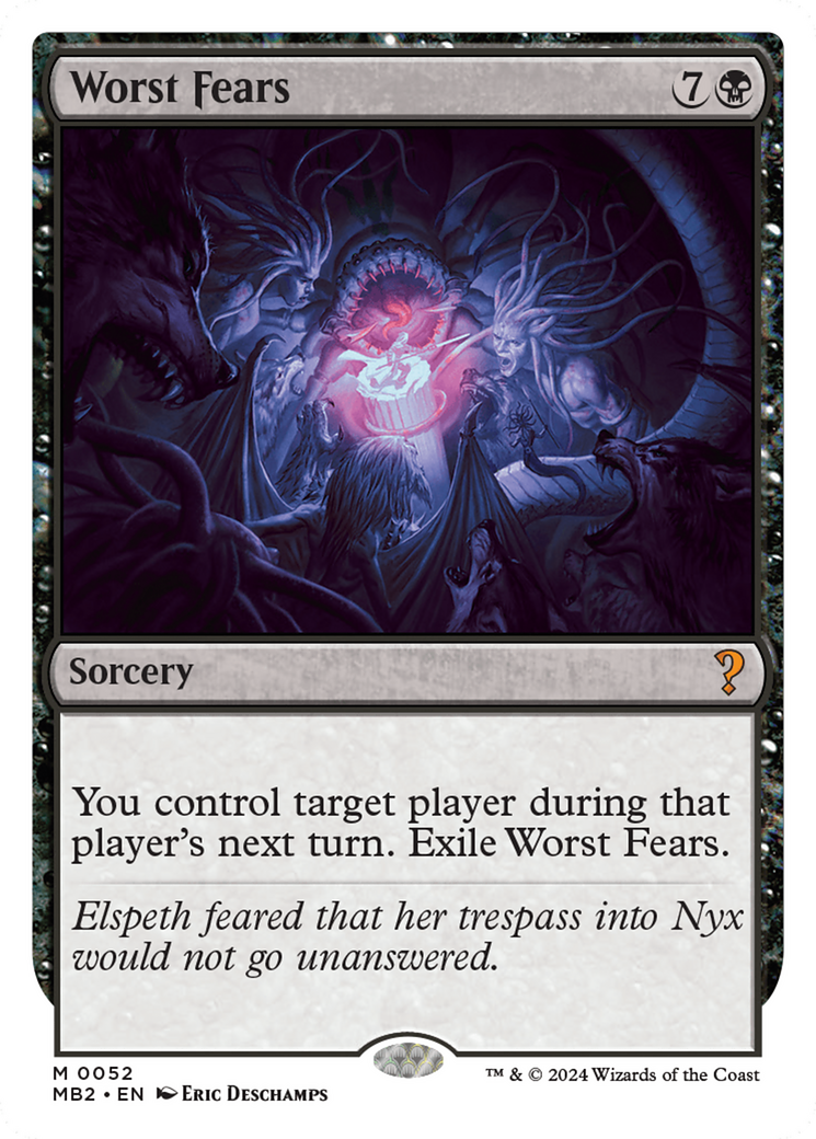 Worst Fears (White Border) [Mystery Booster 2] | Good Games Morley
