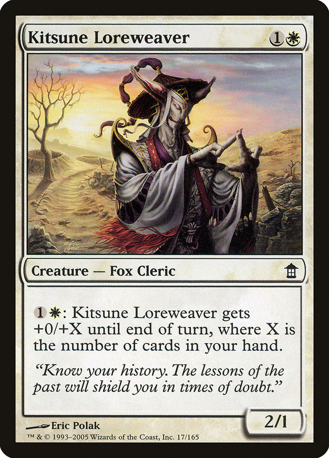 Kitsune Loreweaver [Saviors of Kamigawa] | Good Games Morley
