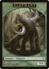 Angel // Elephant Double-Sided Token [Marvel Super Heroes Commander Tokens] | Good Games Morley