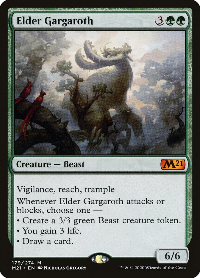 Elder Gargaroth 179 (Core Set 2021)  - Foil | Good Games Morley