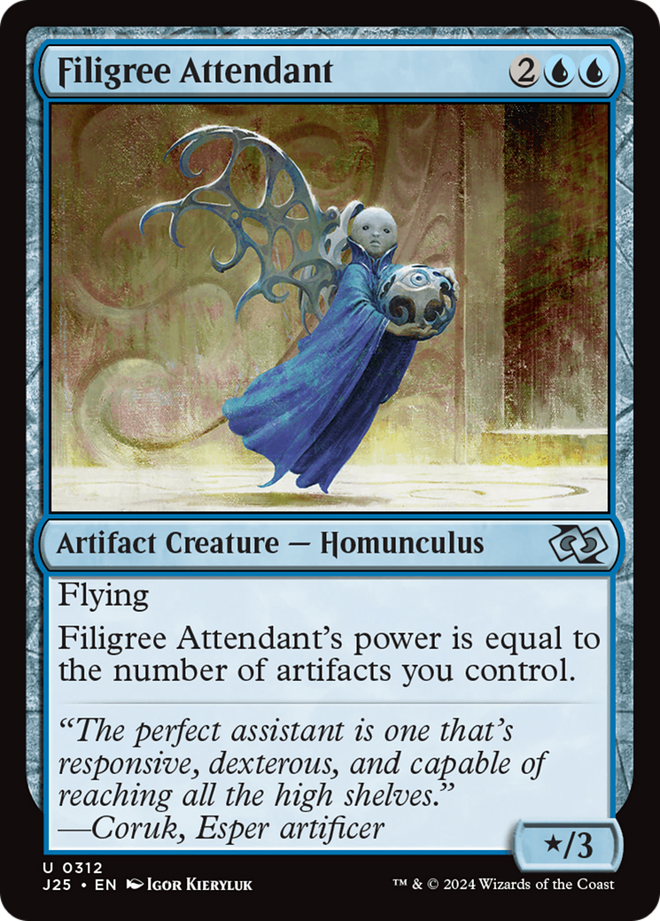 Filigree Attendant [Foundations Jumpstart] | Good Games Morley