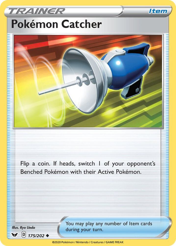 Pokemon Catcher 175/202 (SWSH01: Sword & Shield Base Set)  | Good Games Morley