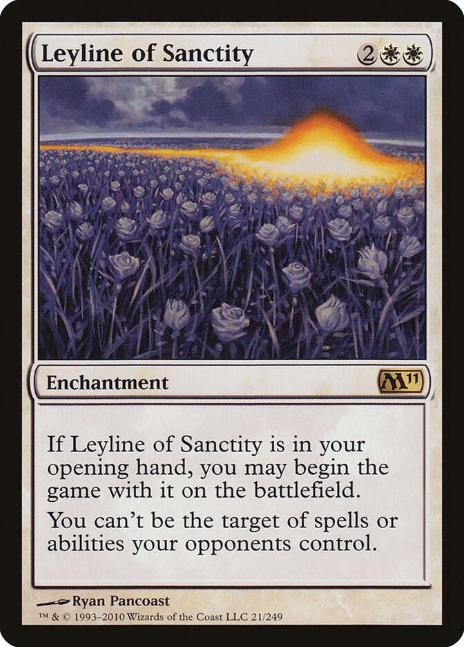 Leyline of Sanctity 21/249 (Magic 2011 (M11))  - Foil | Good Games Morley
