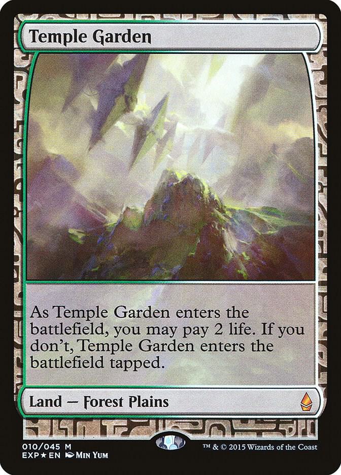 Temple Garden 10/45 (Zendikar Expeditions)  - Foil | Good Games Morley