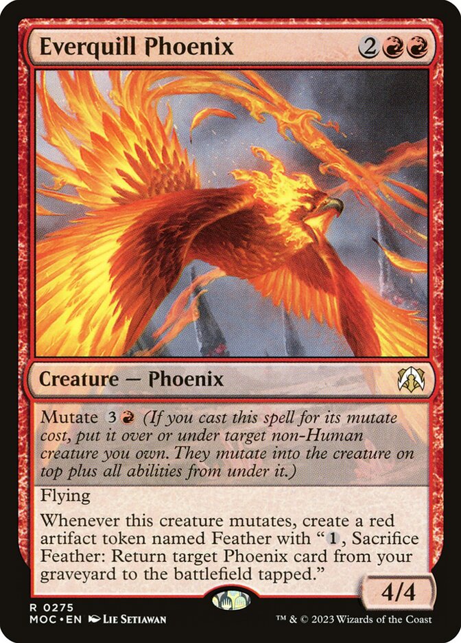 Everquill Phoenix 275/444 (Commander: March of the Machine)  | Good Games Morley