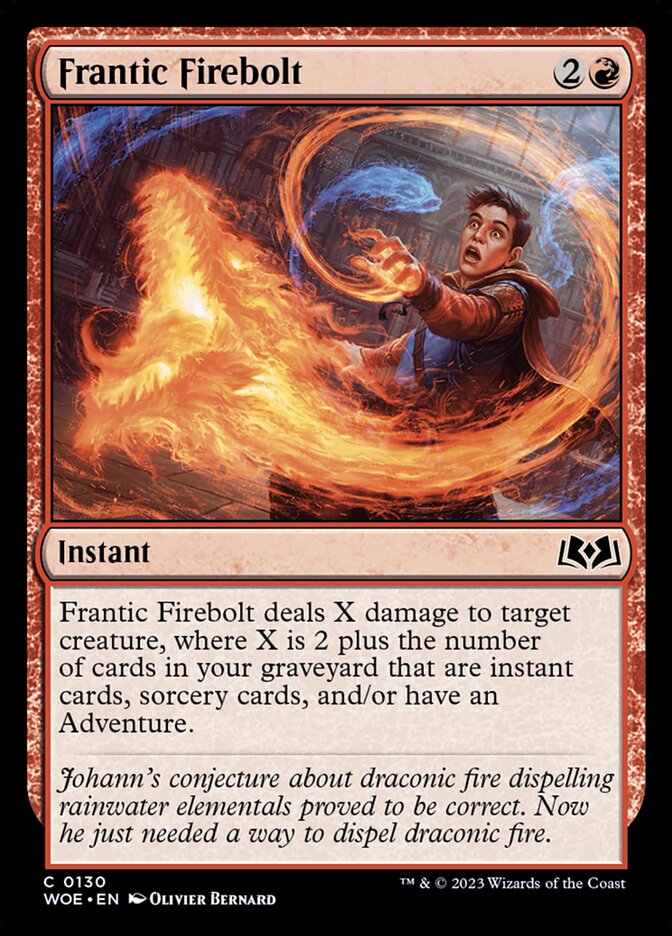 Frantic Firebolt 130/276 (Wilds of Eldraine)  | Good Games Morley