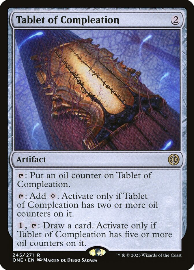 Tablet of Compleation 245/271 (Phyrexia: All Will Be One)  - Foil | Good Games Morley
