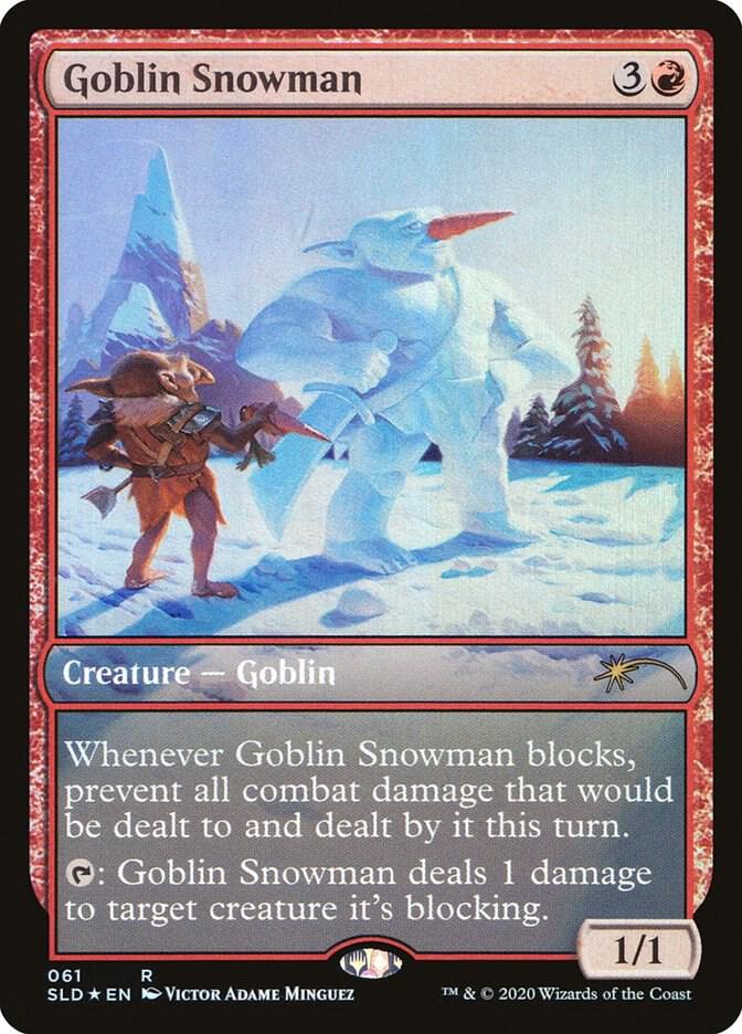 Goblin Snowman 61 (Secret Lair Drop Series)  - Full Art Foil | Good Games Morley