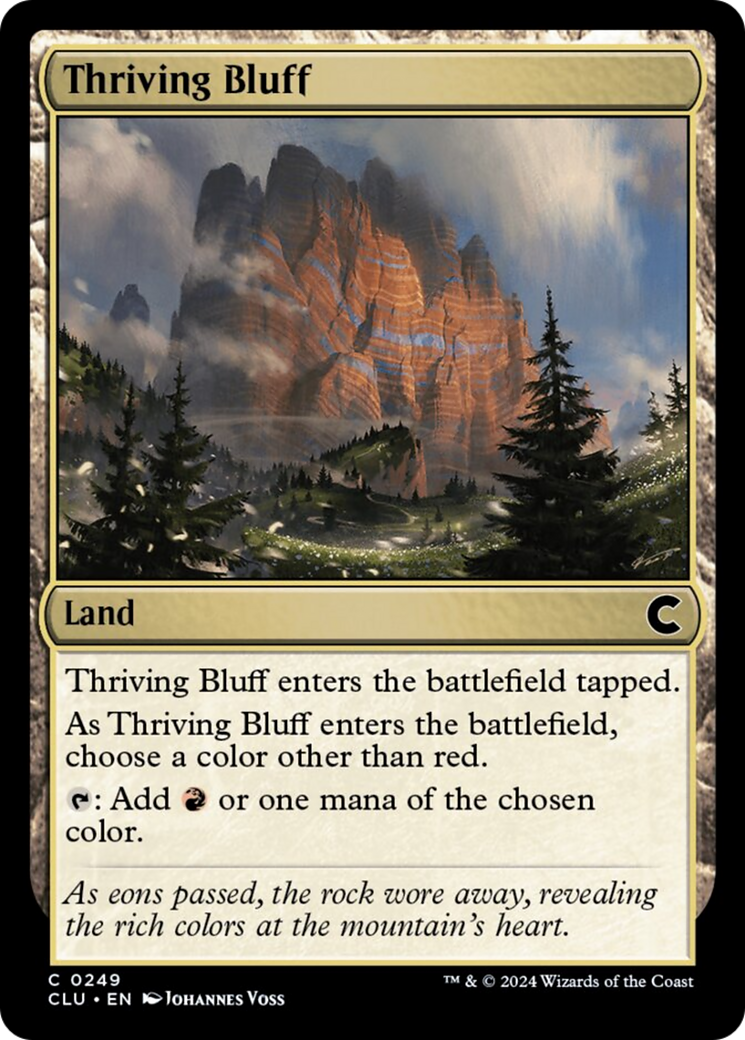 Thriving Bluff [Ravnica: Clue Edition] | Good Games Morley
