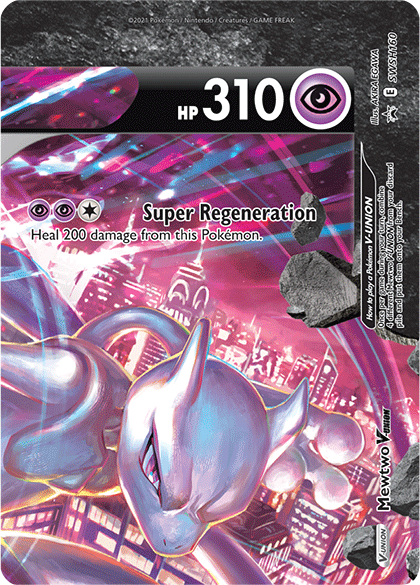 Mewtwo V-Union (SWSH160) [Sword & Shield: Black Star Promos] | Good Games Morley