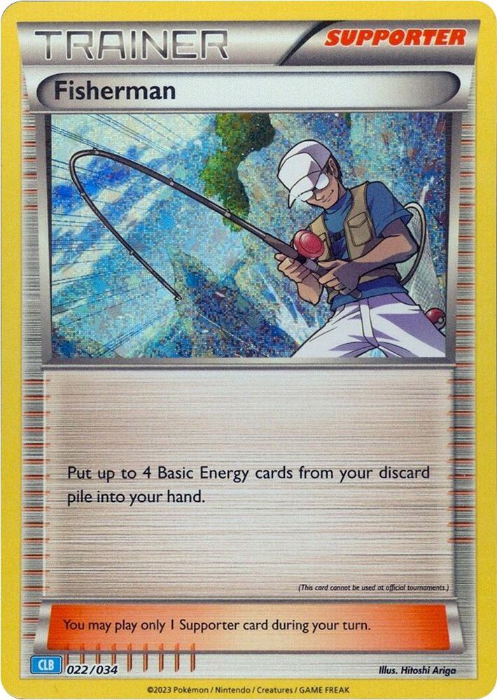 Fisherman 022/034 (Trading Card Game Classic)  - Holofoil | Good Games Morley