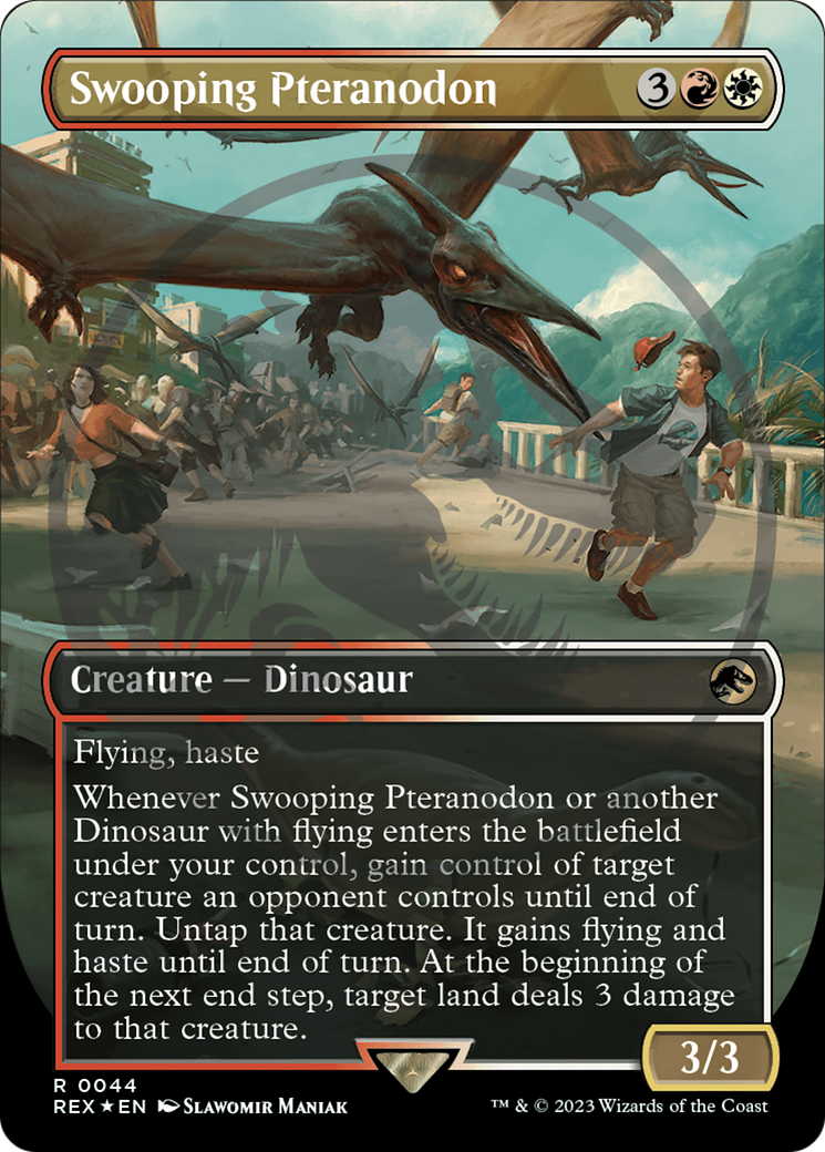 Swooping Pteranodon (Emblem) (Borderless) [Jurassic World Collection Tokens] | Good Games Morley