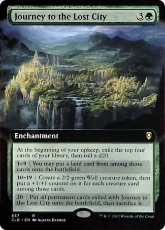 Journey to the Lost City (Extended Art) [Commander Legends: Battle for Baldur's Gate] | Good Games Morley