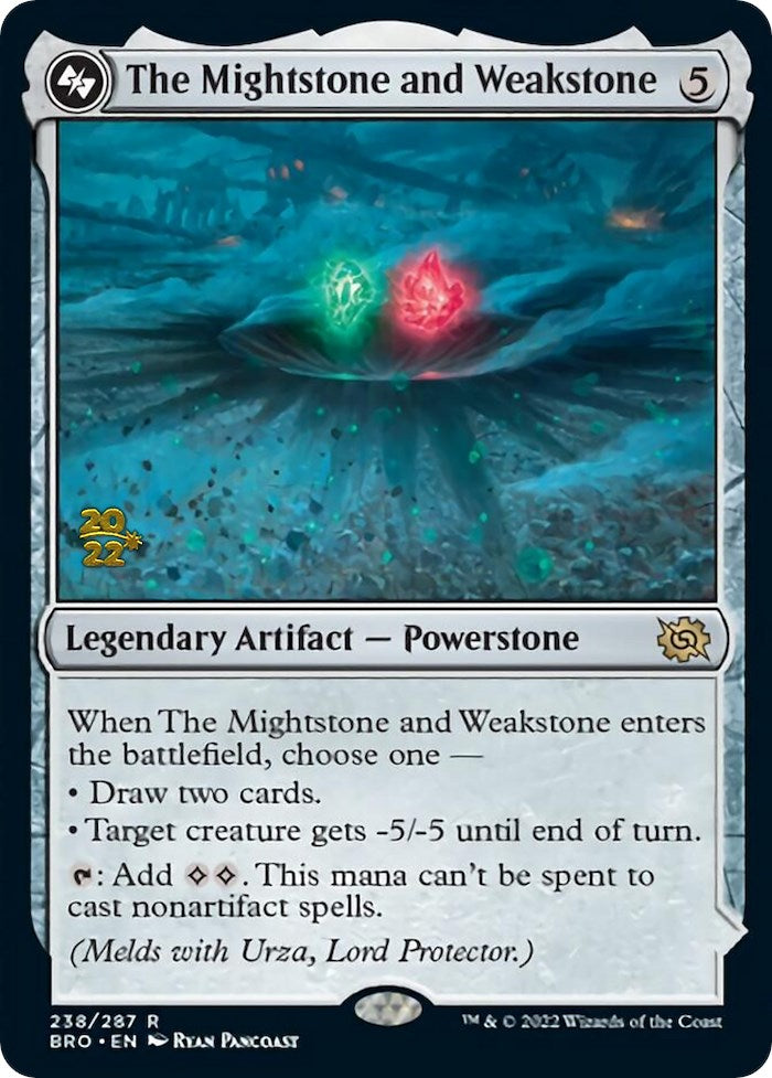 The Mightstone and Weakstone [The Brothers' War Prerelease Promos] | Good Games Morley