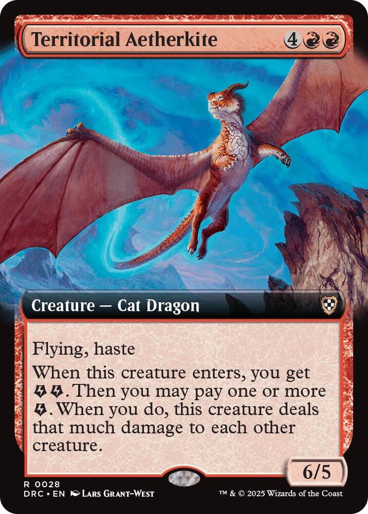 Territorial Aetherkite 28/187 (Commander: Aetherdrift)  - Extended Art | Good Games Morley