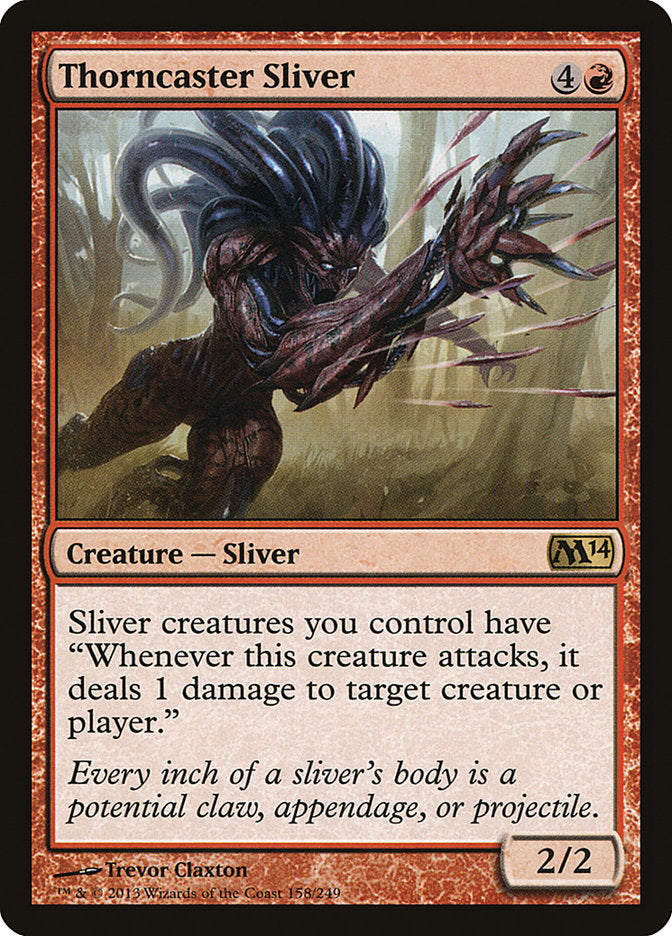 Thorncaster Sliver 158/249 (Magic 2014 (M14))  | Good Games Morley