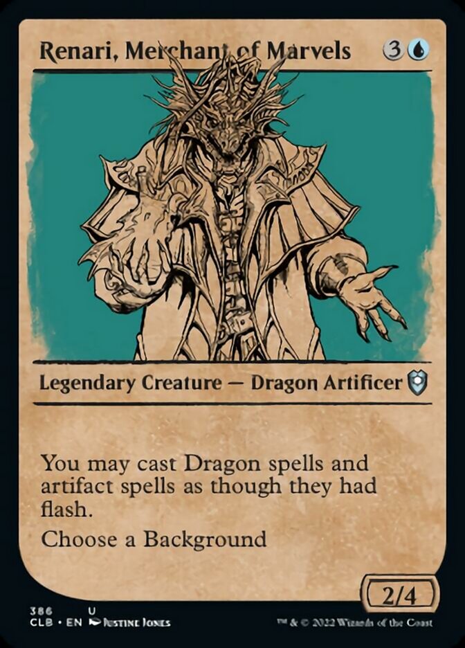 Renari, Merchant of Marvels (Showcase) [Commander Legends: Battle for Baldur's Gate] | Good Games Morley
