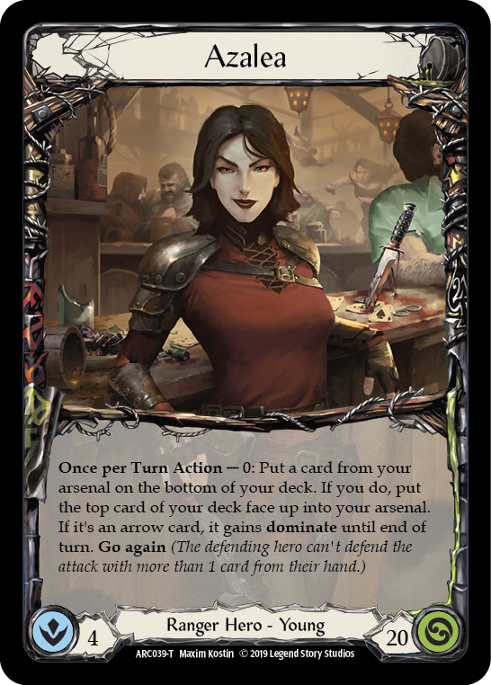 Azalea // Azalea, Ace in the Hole [ARC039-T // ARC038-T] (Arcane Rising)  1st Edition Normal | Good Games Morley