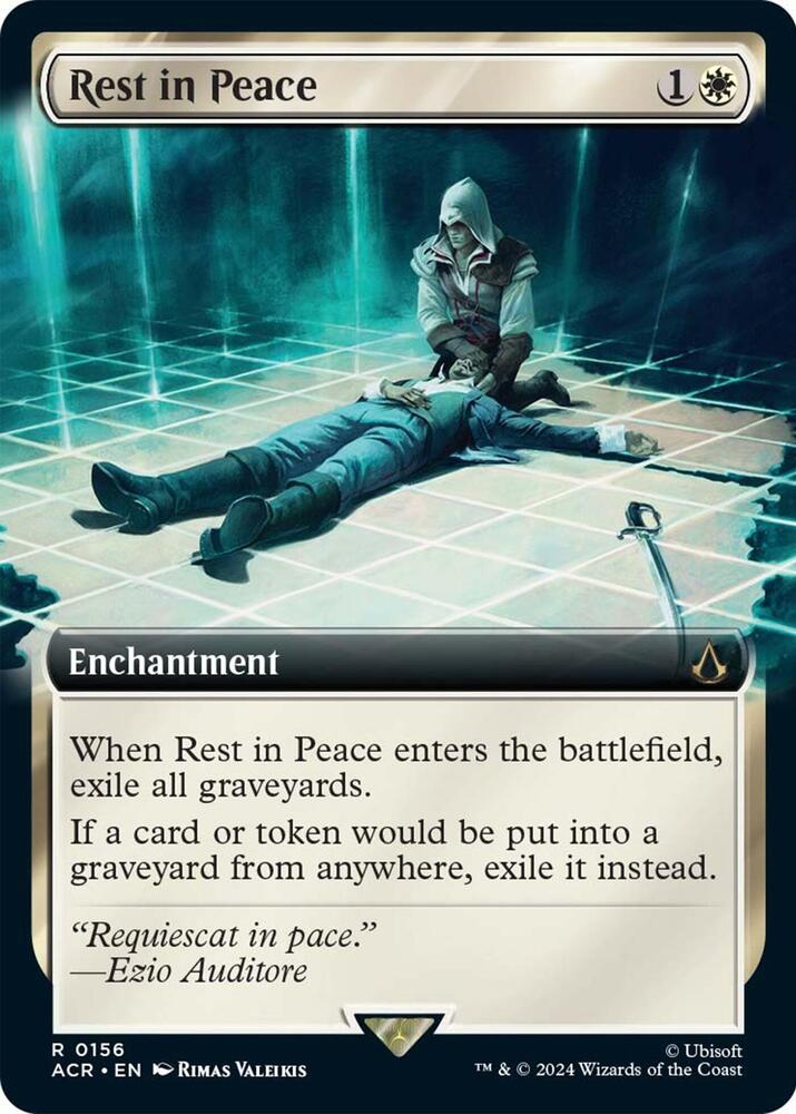 Rest in Peace 156/110 (Universes Beyond: Assassin's Creed)  - Extended Art Foil | Good Games Morley