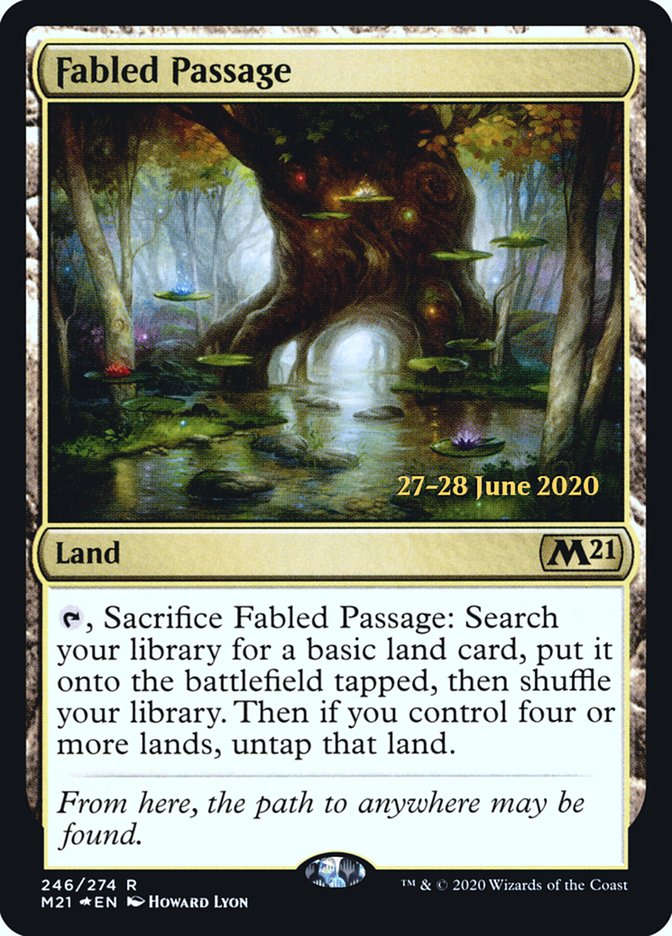 Fabled Passage [Core Set 2021 Prerelease Promos] | Good Games Morley