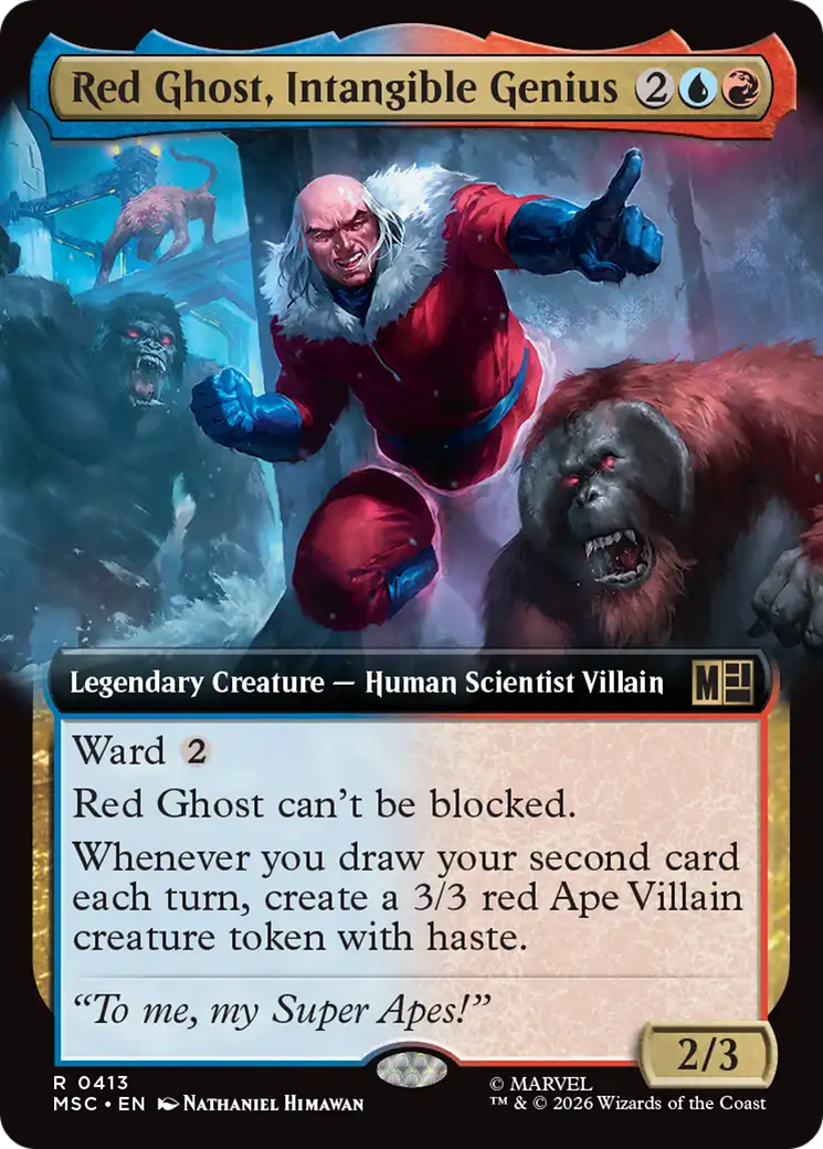 Red Ghost, Intangible Genius (Extended Art) [Marvel Super Heroes Commander] | Good Games Morley