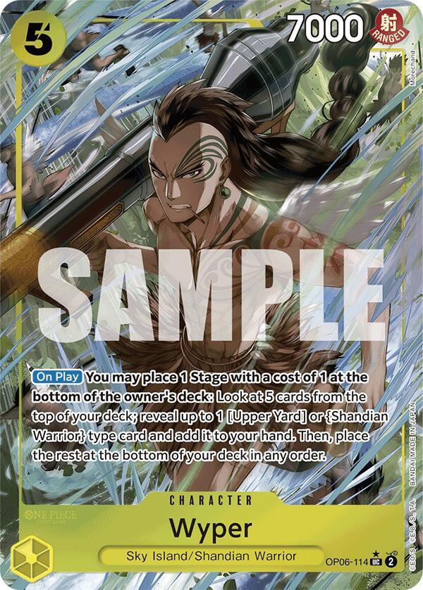 Wyper OP06-114 (Premium Booster -The Best-)  - Full Art Foil | Good Games Morley