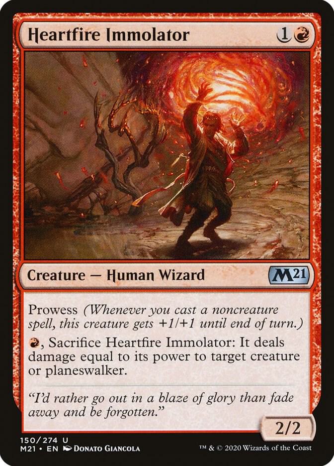 Heartfire Immolator 150/274 (Core Set 2021)  | Good Games Morley