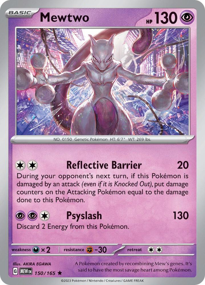 Mewtwo 150/165 (SV: Scarlet & Violet 151)  - Holofoil | Good Games Morley