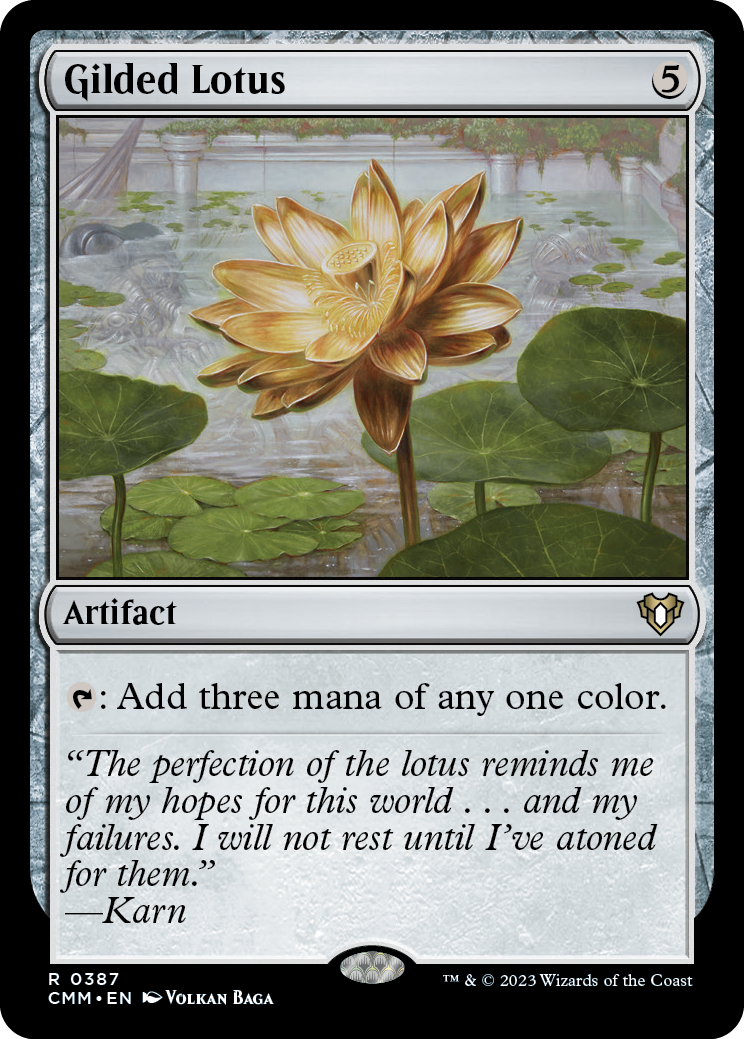 Gilded Lotus [Commander Masters] | Good Games Morley