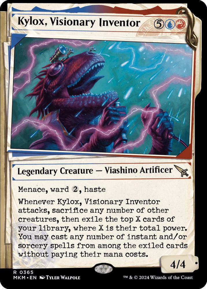Kylox, Visionary Inventor 365/286 (Murders at Karlov Manor)  - Showcase Foil | Good Games Morley