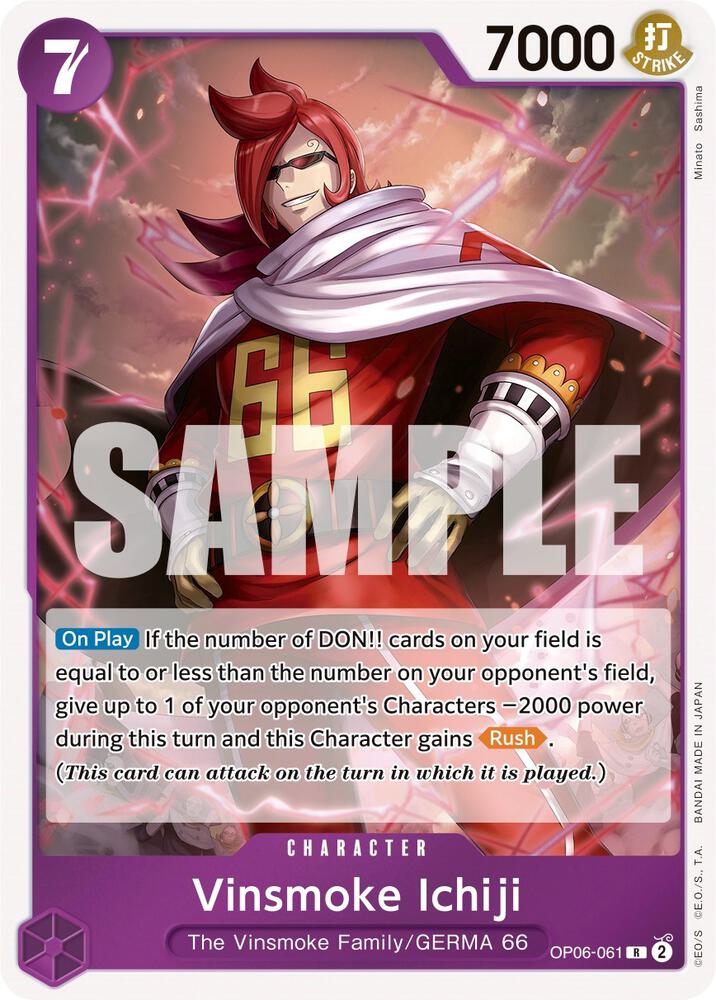Vinsmoke Ichiji OP06-061 (Wings of the Captain)  - Foil | Good Games Morley