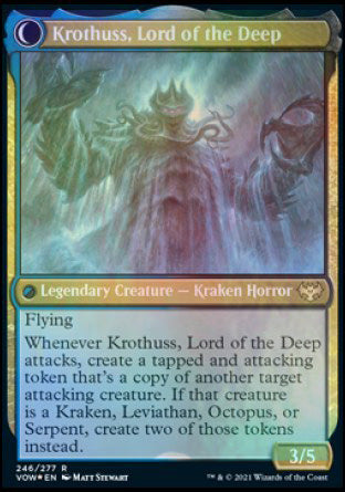 Runo Stromkirk // Krothuss, Lord of the Deep [Innistrad: Crimson Vow Prerelease Promos] | Good Games Morley