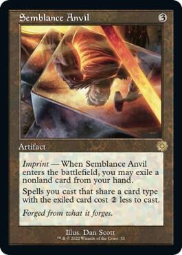 Semblance Anvil 52/63 (The Brothers' War: Retro Frame Artifacts)  - Foil | Good Games Morley