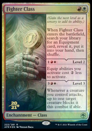 Fighter Class [Dungeons & Dragons: Adventures in the Forgotten Realms Prerelease Promos] | Good Games Morley