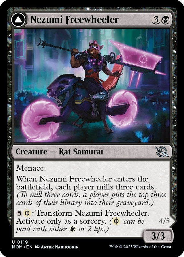Nezumi Freewheeler // Hideous Fleshwheeler [March of the Machine] | Good Games Morley